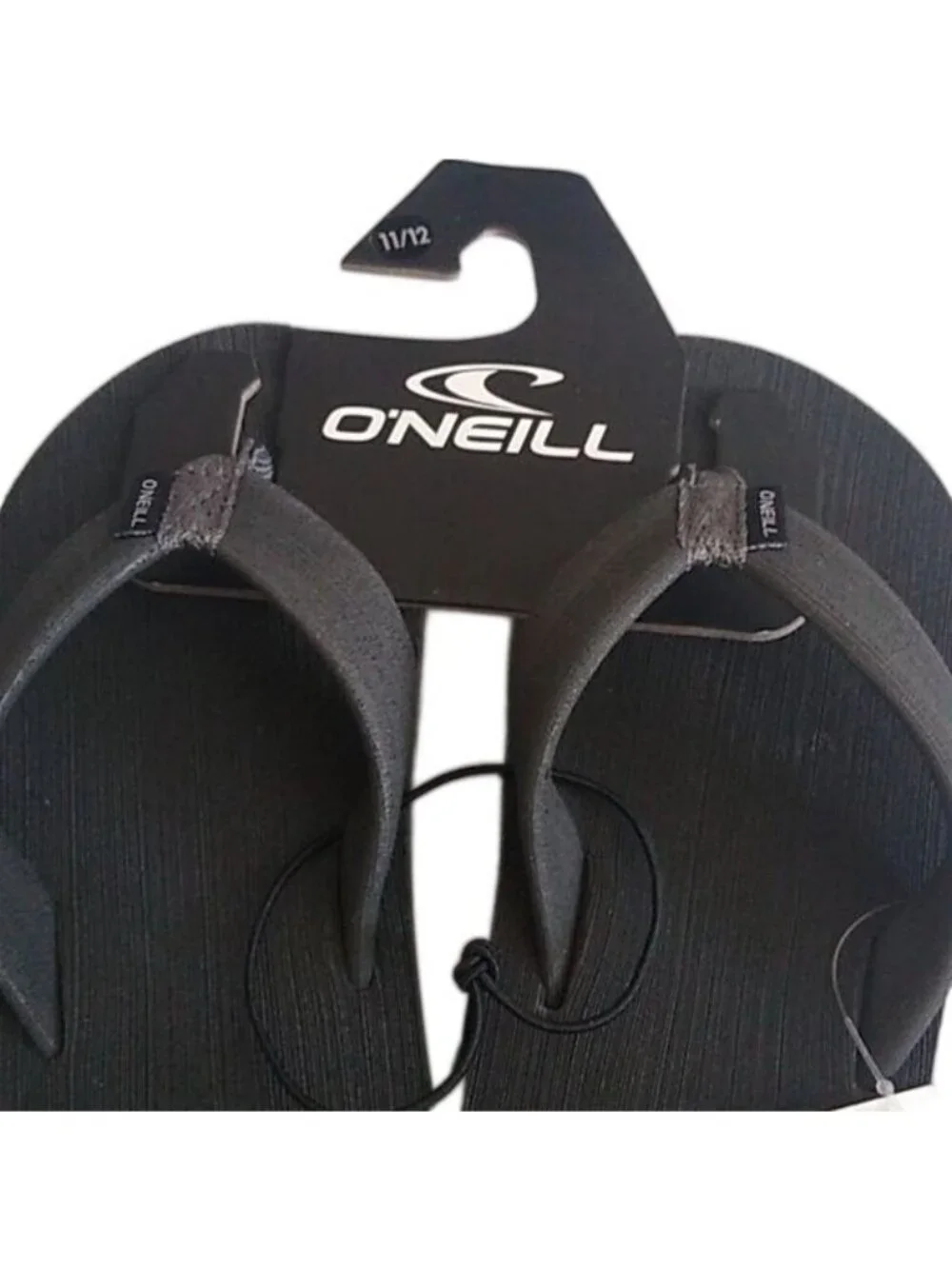 O'Neill Phluff Daddy Gray Flip Flop, Size 11/12 Sandals BOYS Sizing